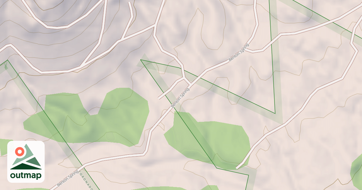Map of BENTON SPRING