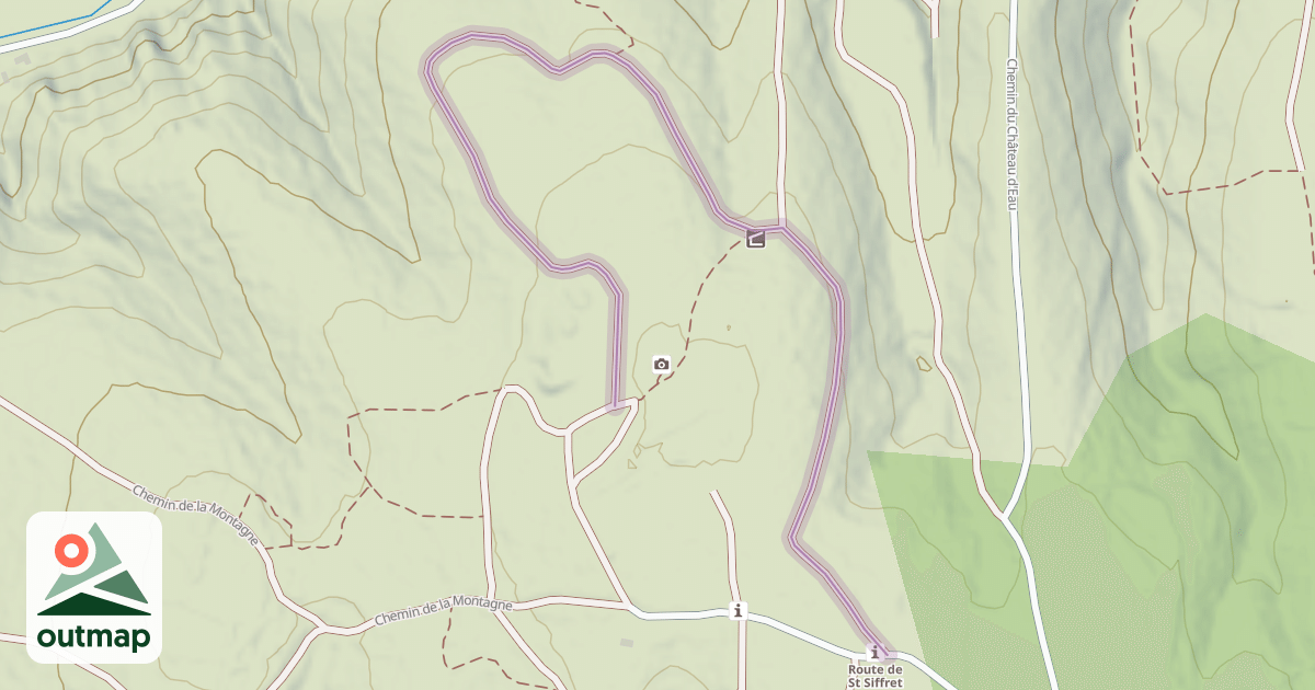 Map of Chemin du Château d'Eau
