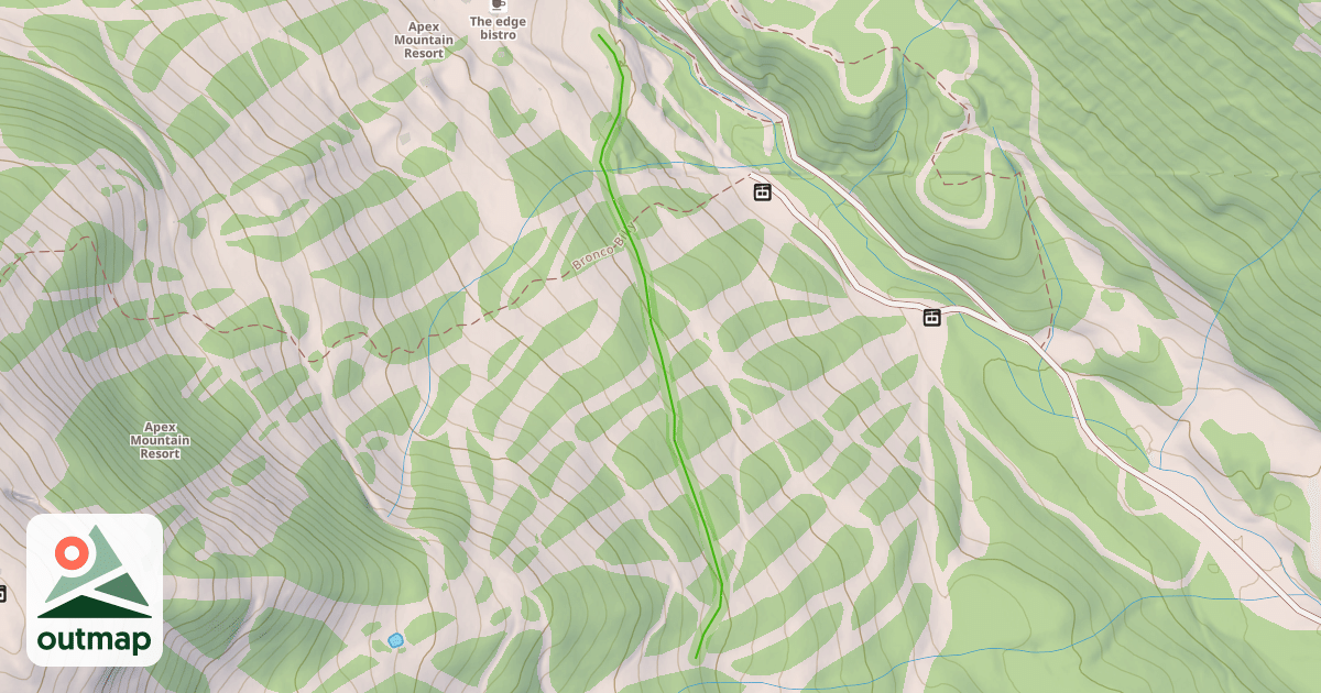 Map of Greenhorn's Traverse