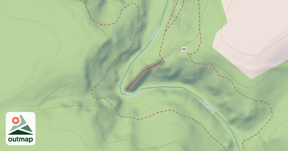 Map of Climbing Crag