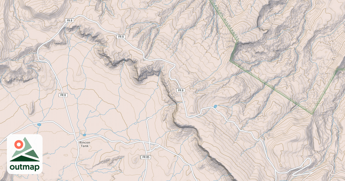 Map of FRENCH MESA