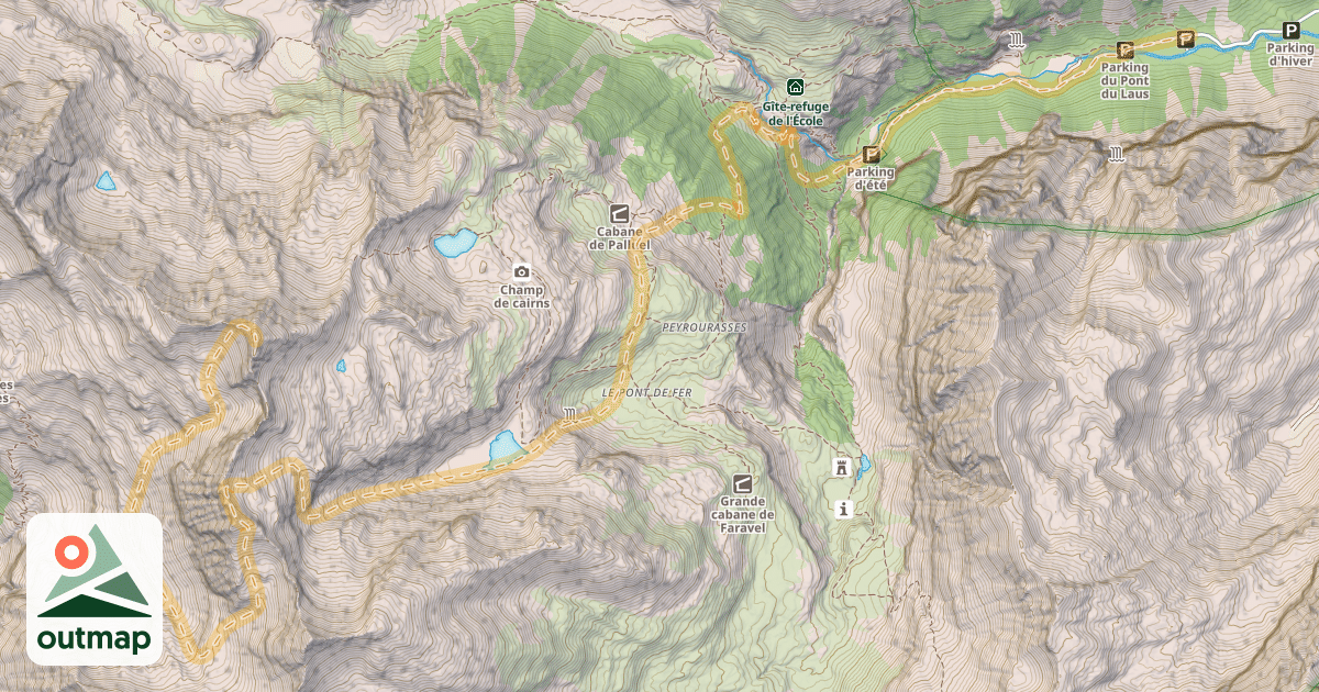 Map of Grand Pinier — Les Mensals