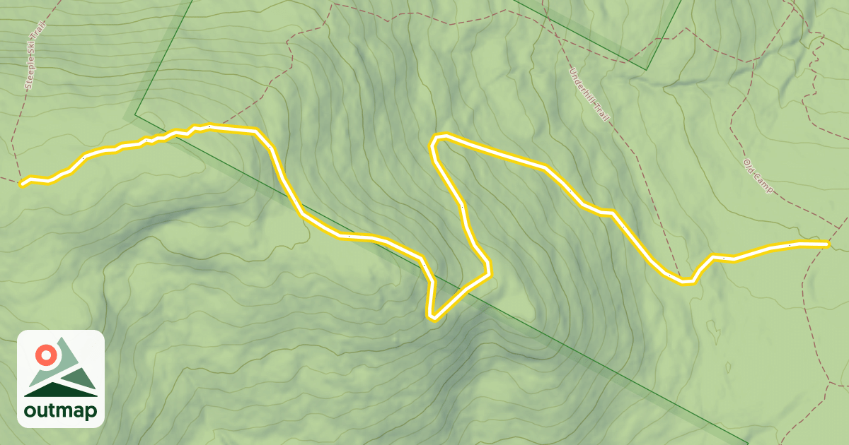 Map of Sky Top Trail