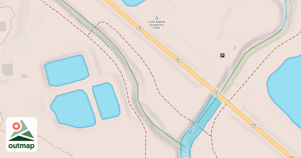 Map of Town Loop Trail