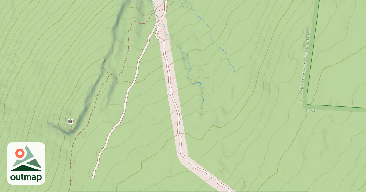 Map of Spruce Peak