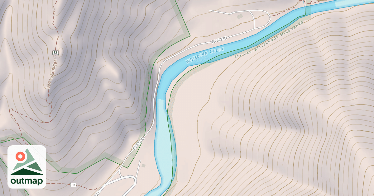 Map of (FDR) PARADISE PACKER CAMP
