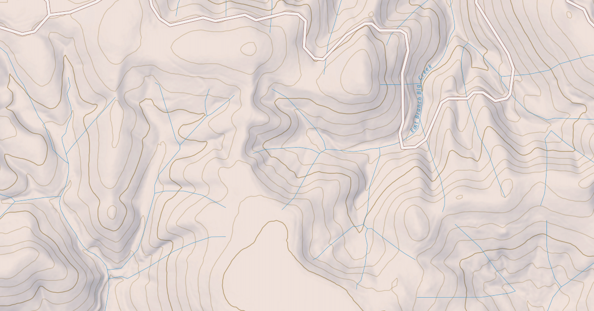 Map preview of BIG CR. TIE SPUR