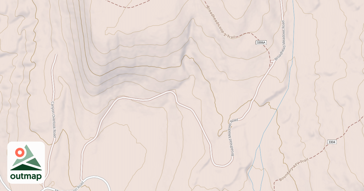 Map of Broadhead Meadow Snomo Marked