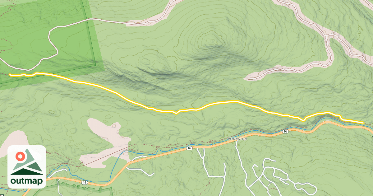 Map of Crommett's Overlook