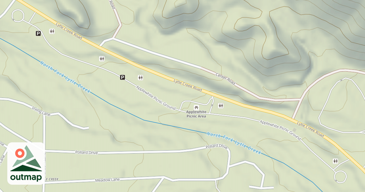 Map of APPLEWHITE PICNIC GROUND