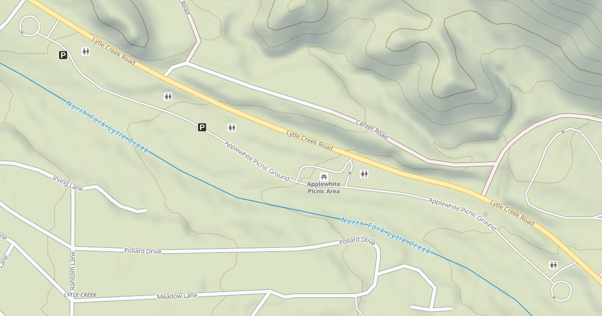 Map preview of APPLEWHITE PICNIC GROUND