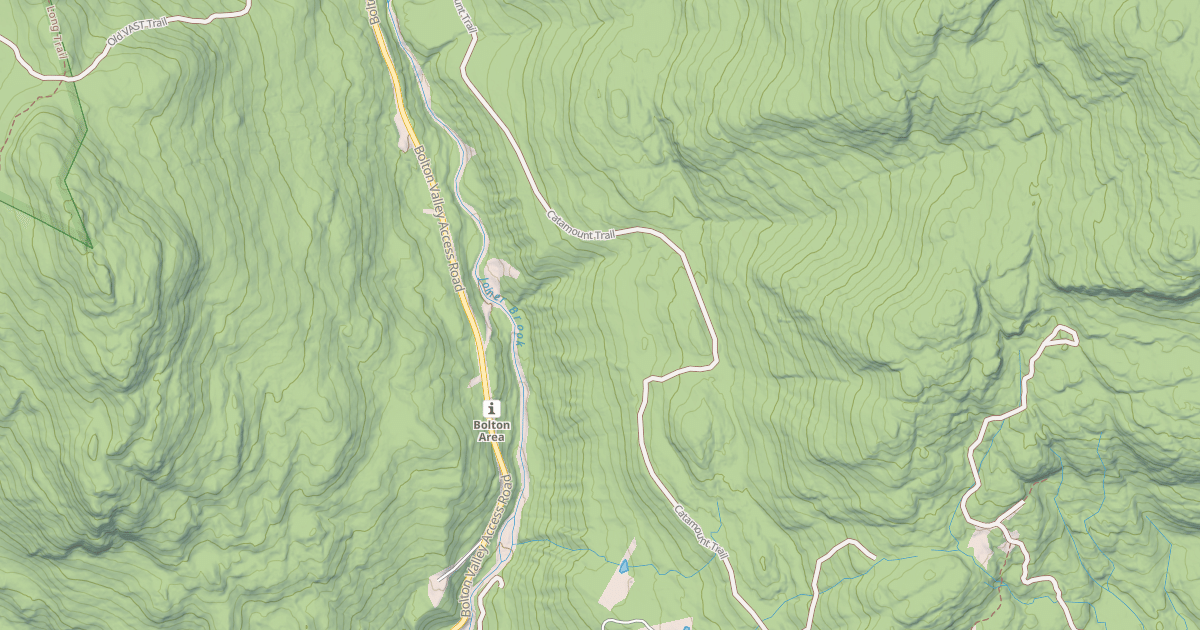 Map preview of Catamount Trail