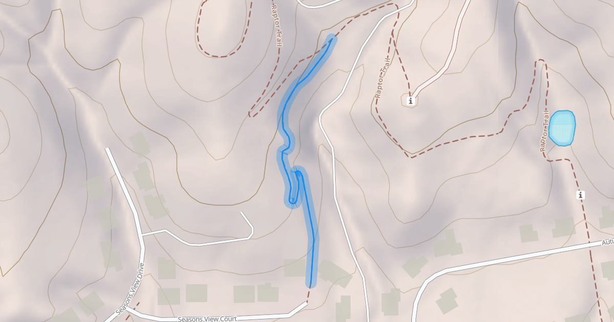 Map preview of Raptor Access Trail