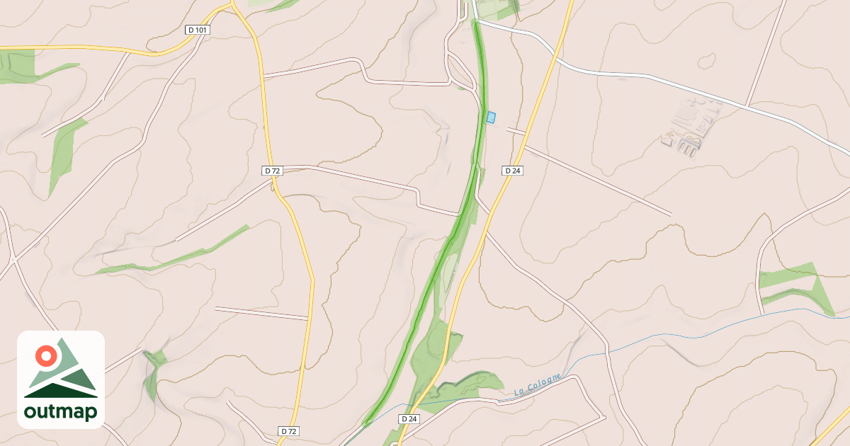 Map of Ligne de Saint-Just-en-Chaussée à Douai