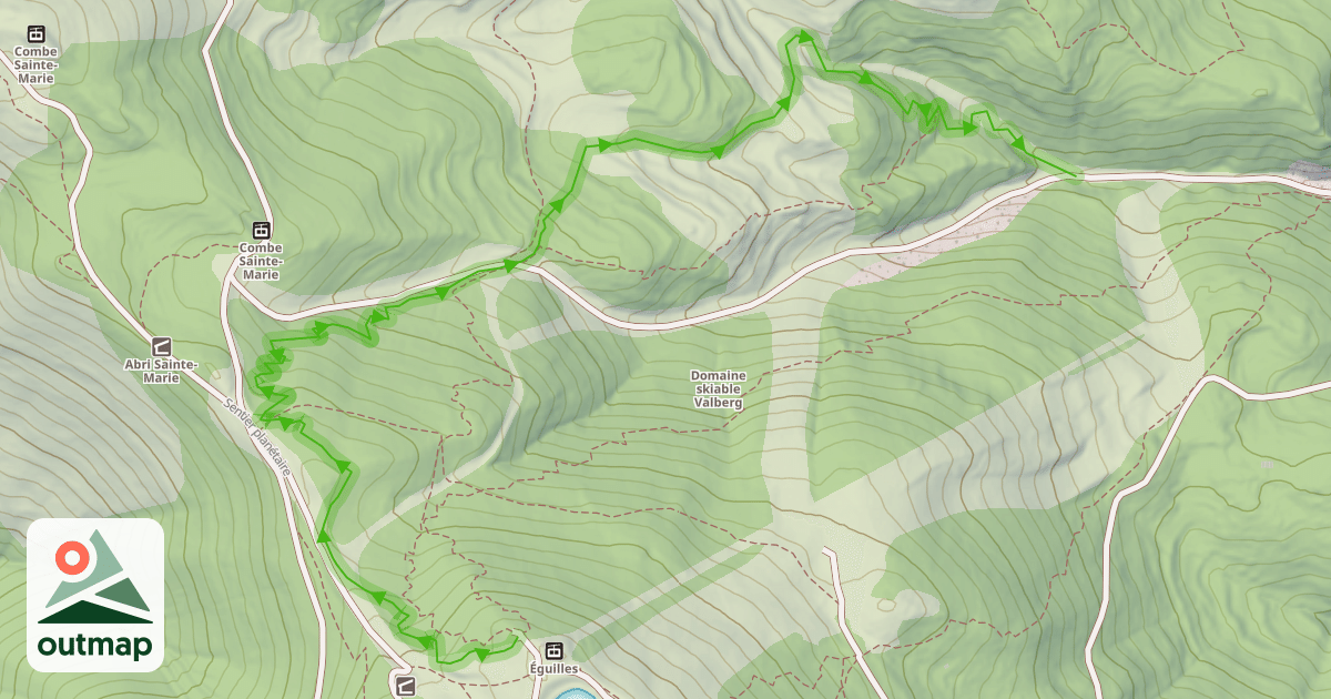 Map of Enduro verte n°7 Tetra
