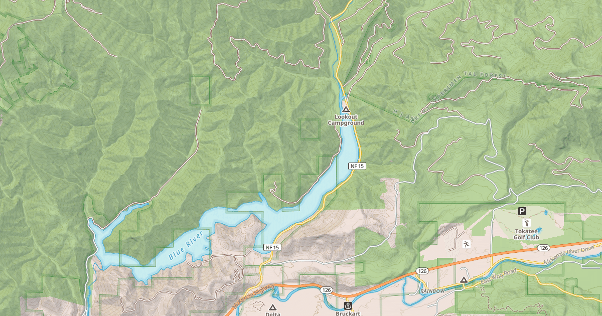 Map preview of BLUE RIVER