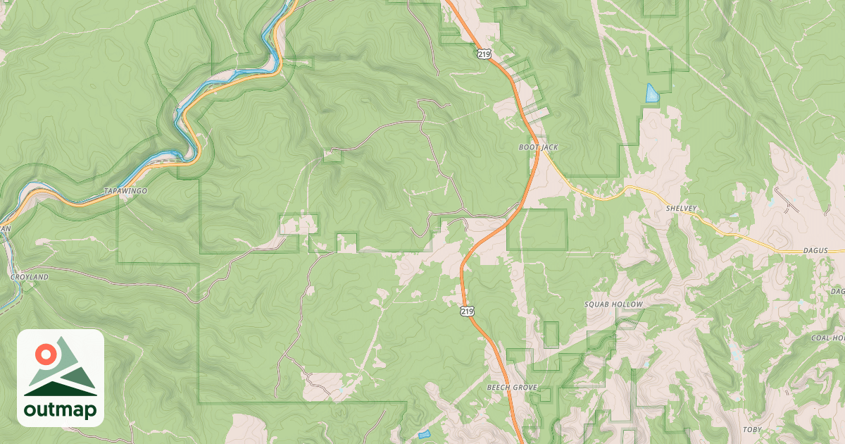 Map of USGS National Digital Trails bb464e52-2aac-4974-9612-e9e83b2f9b2f