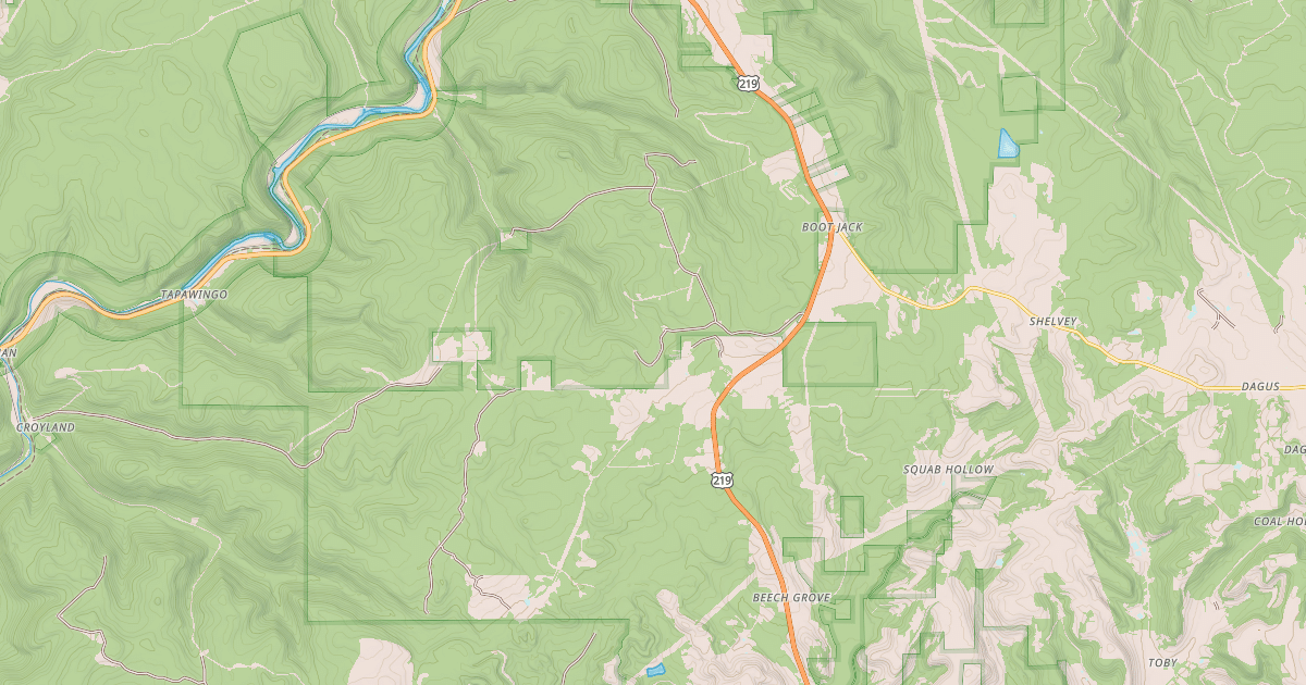 Map preview of USGS National Digital Trails bb464e52-2aac-4974-9612-e9e83b2f9b2f