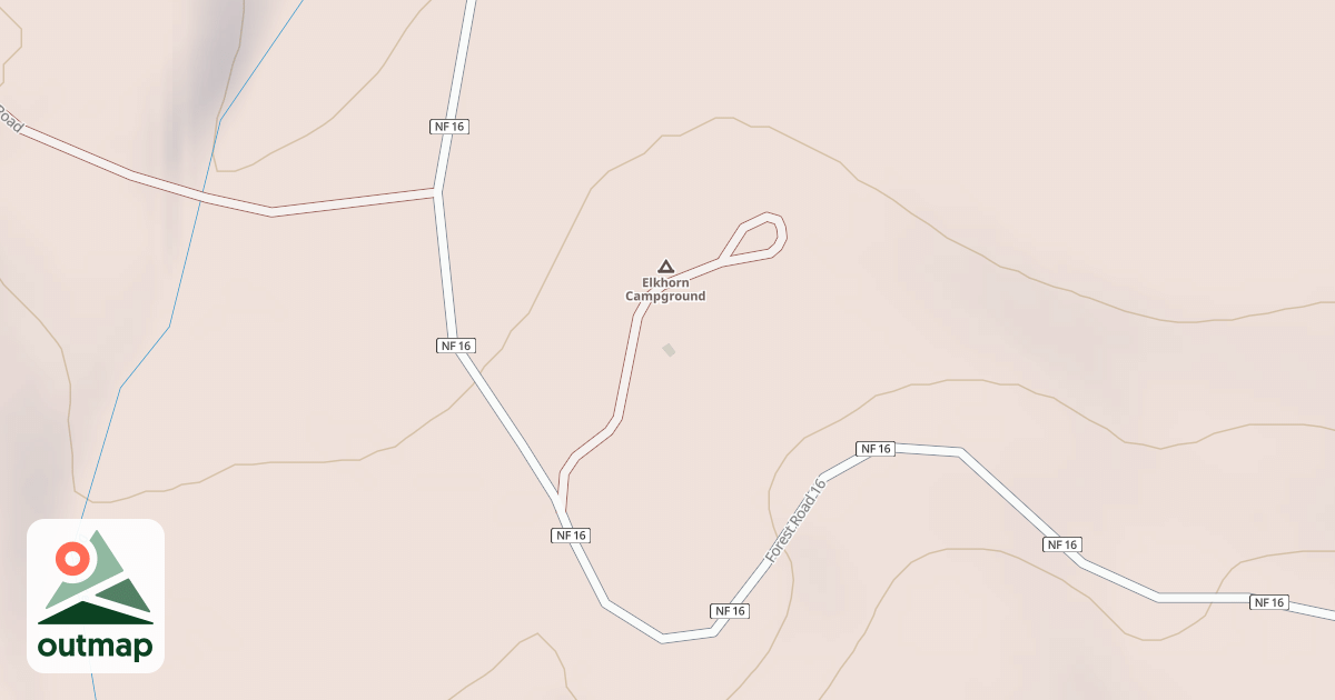 Map of ELKHORN CAMPGROUND