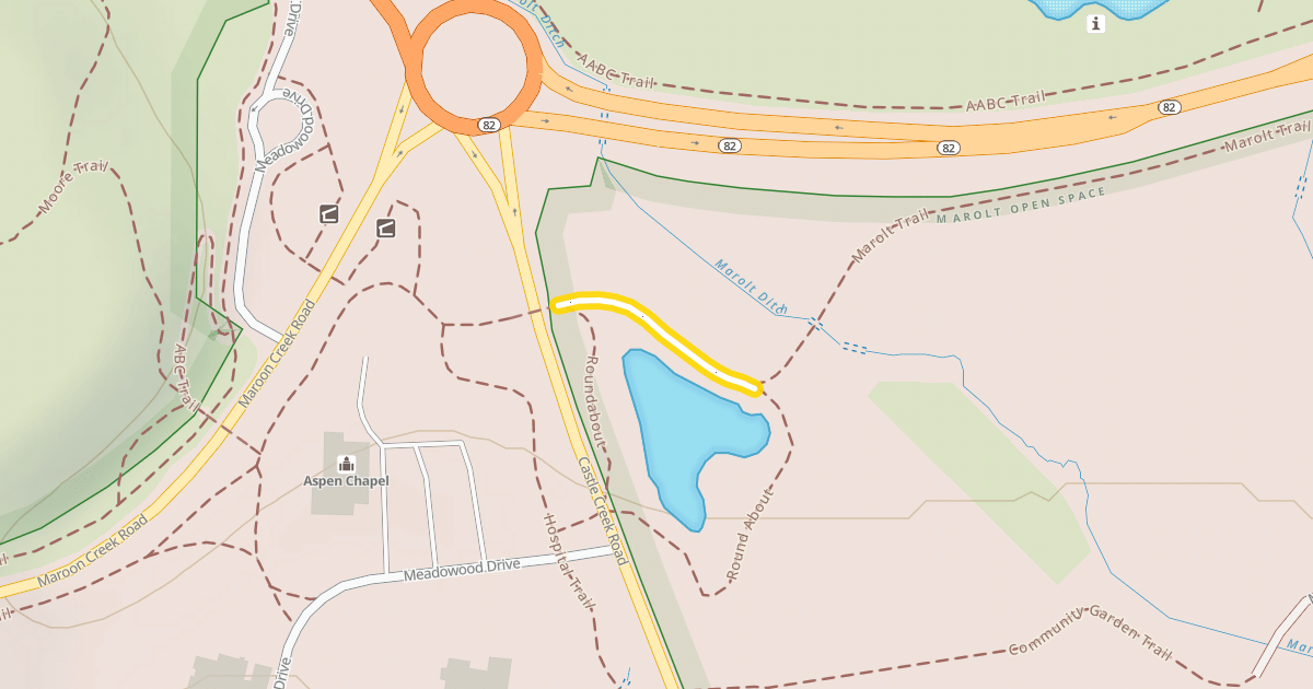 Map preview of High School Trail;Marolt