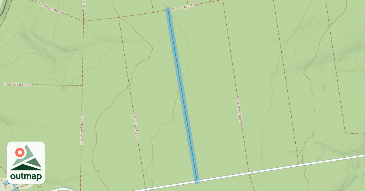 Map of Trait de chasse
