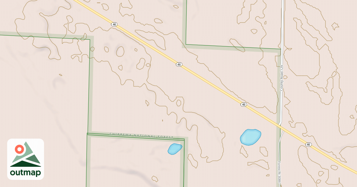 Map of FR 3086 SPUR A
