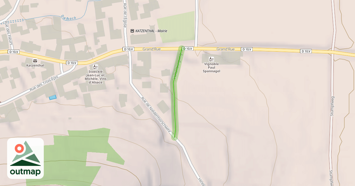 Map of Hinterburgweg