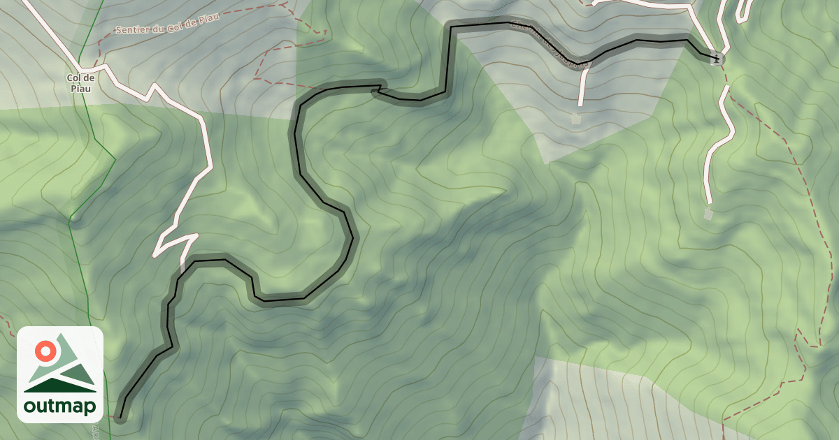 Map of Chemin des Jaupins