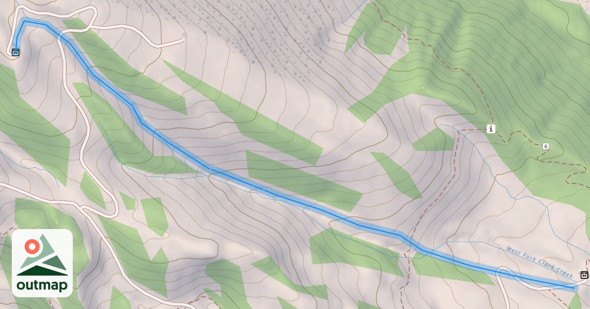 Map of Nettie's Run