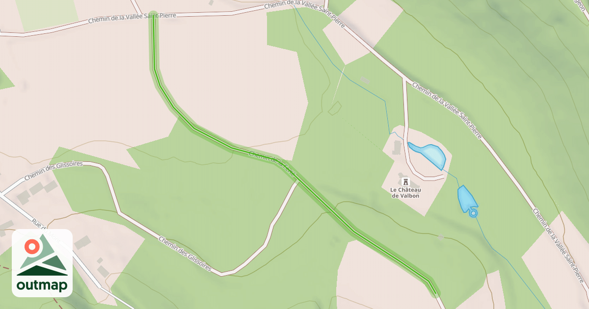 Map of Chemin de la Ferté