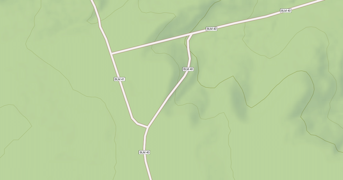Map preview of BLM National GTLF Public Motorized Roads 2e6ee8b2-62bb-40db-97b1-47783acc3a8c