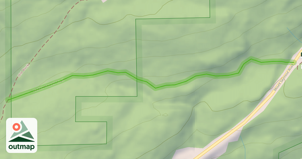 Map of Baden Powell Trail