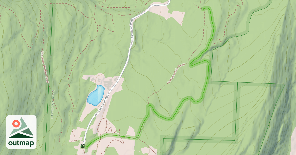 Map of Moser Farm Loop East