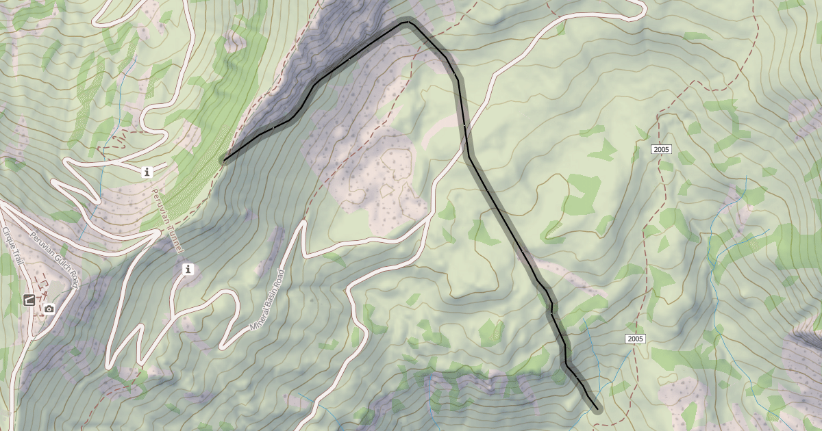 Map preview of Split Rock Gully