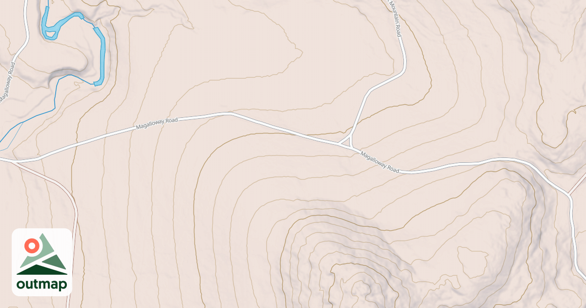 Map of Magalloway Rd