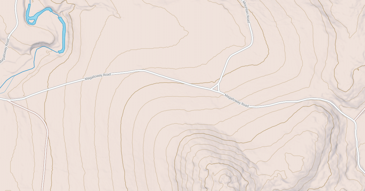 Map preview of Magalloway Rd