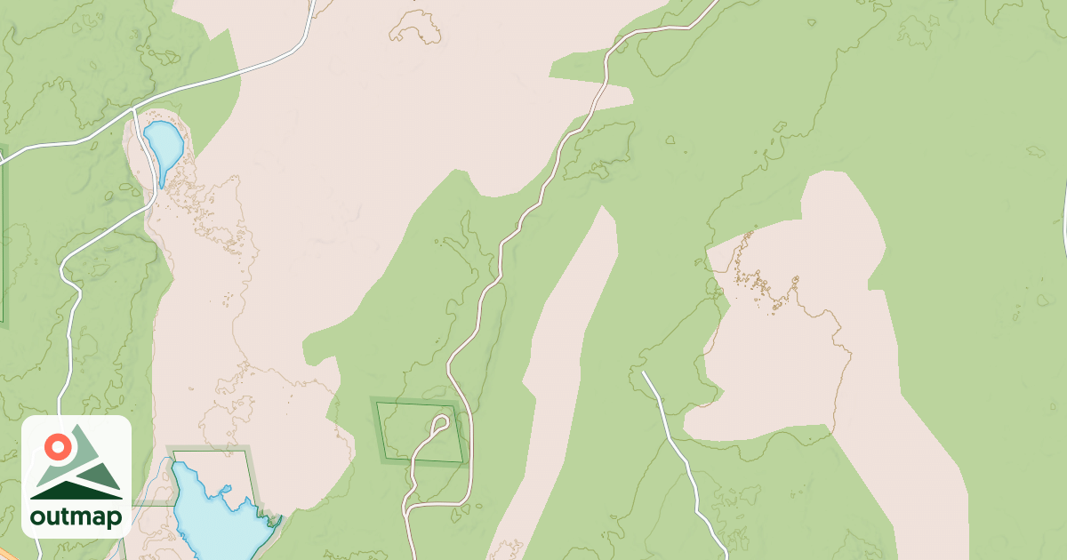 Map of USFS Motor Vehicle Use Map Trails 19559