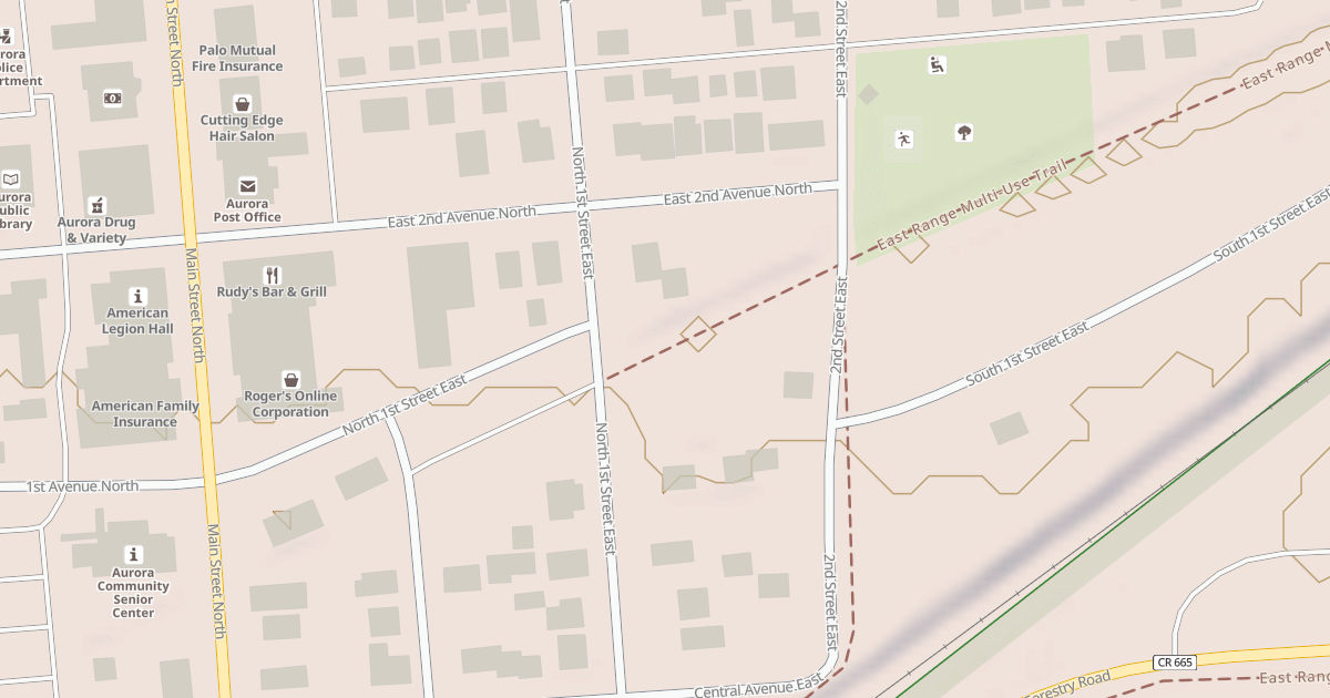 Map preview of East Range OHV Trail