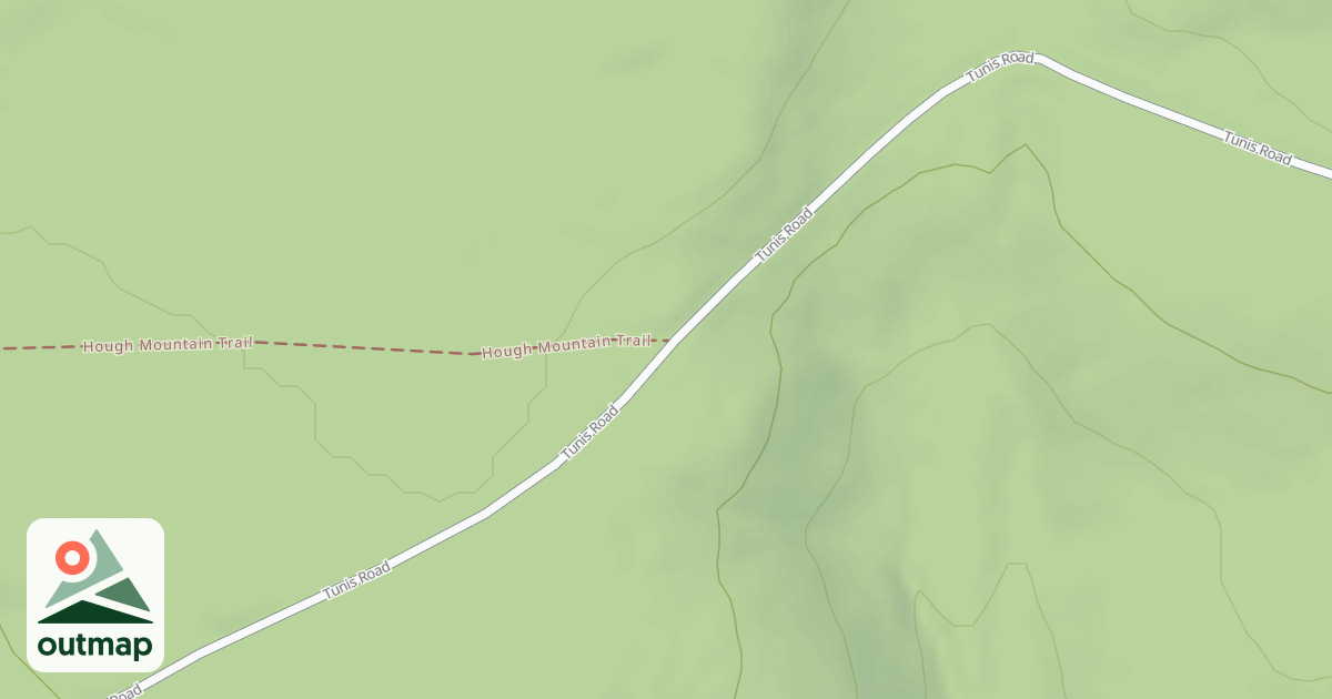 Map of Bald Eagle State Forest Snowmobile Trails