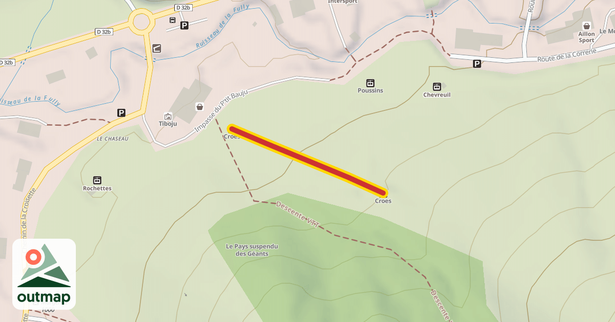 Map of Croes
