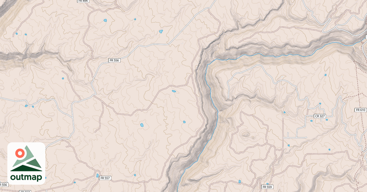 Map of INDIAN RIDGE