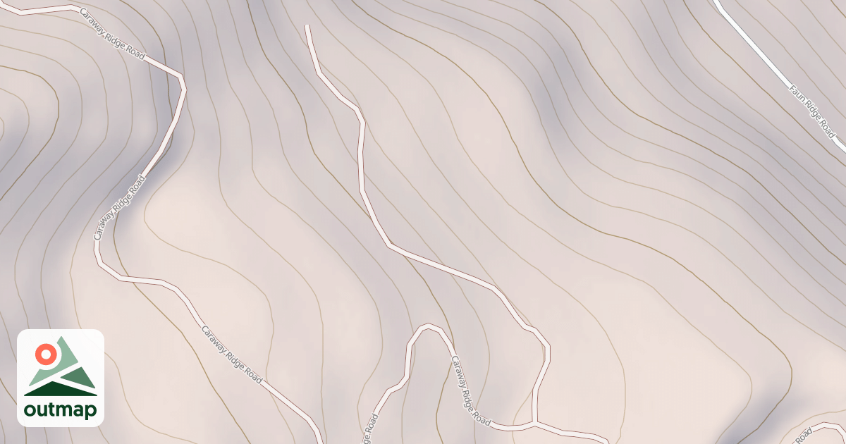 Map of CARAWAY RIDGE