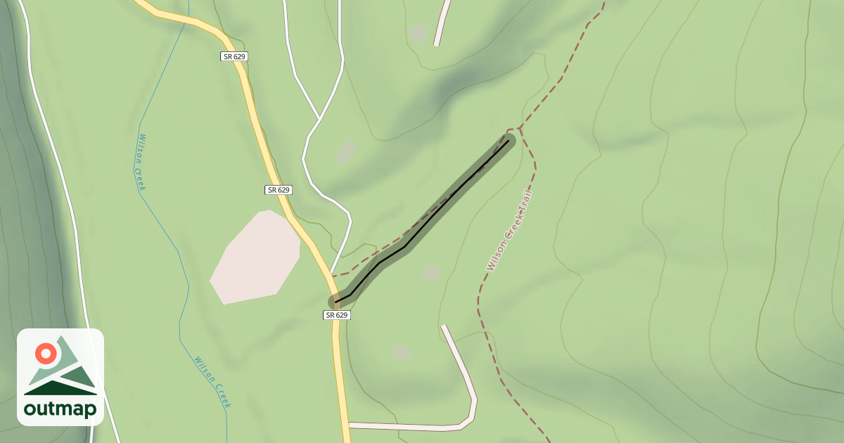 Map of Wilson Creek Trail