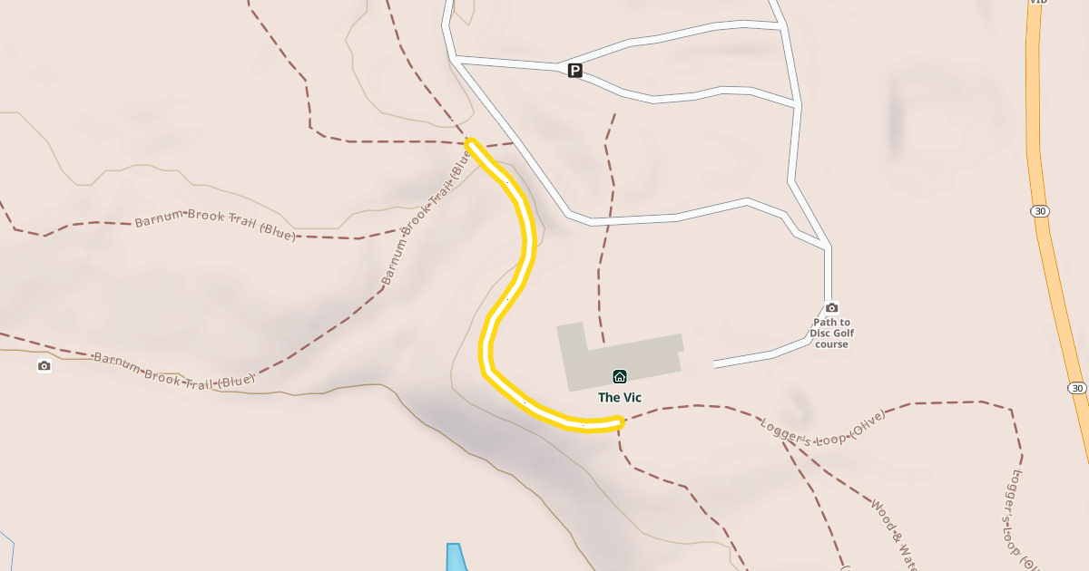 Map preview of Logger's Loop (Olive)