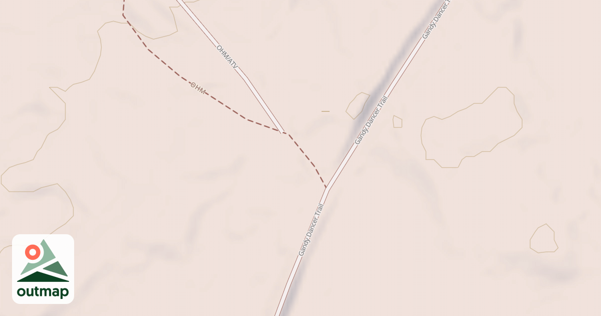 Map of Straight Arrows Trail