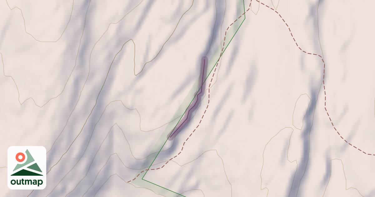 Map of Climbing Crag