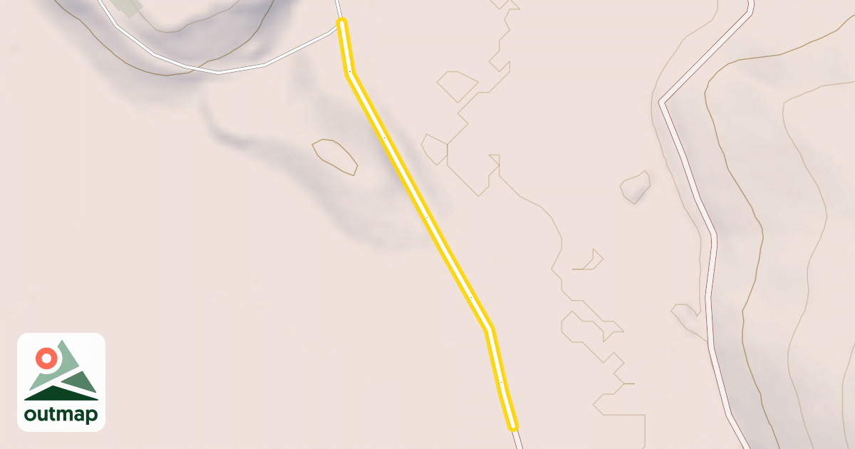 Map of Forest Road 5400-314