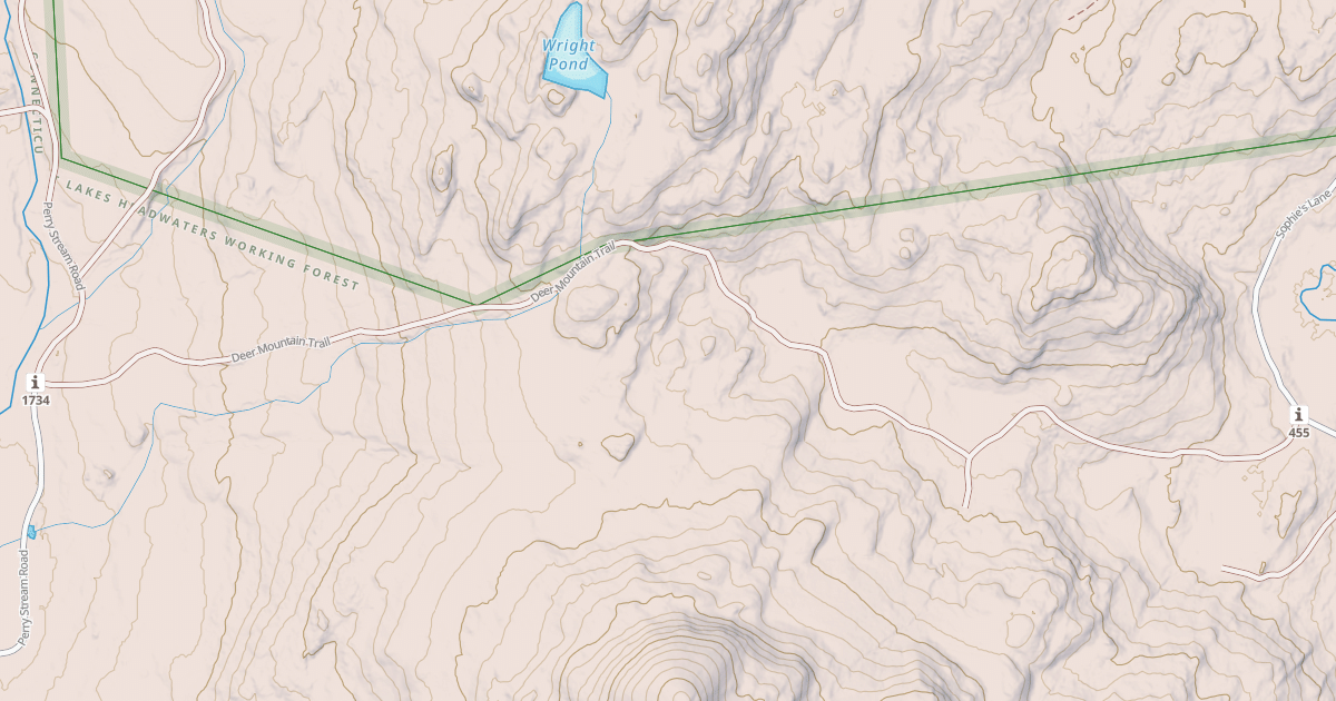 Map preview of Deer Mtn Trail