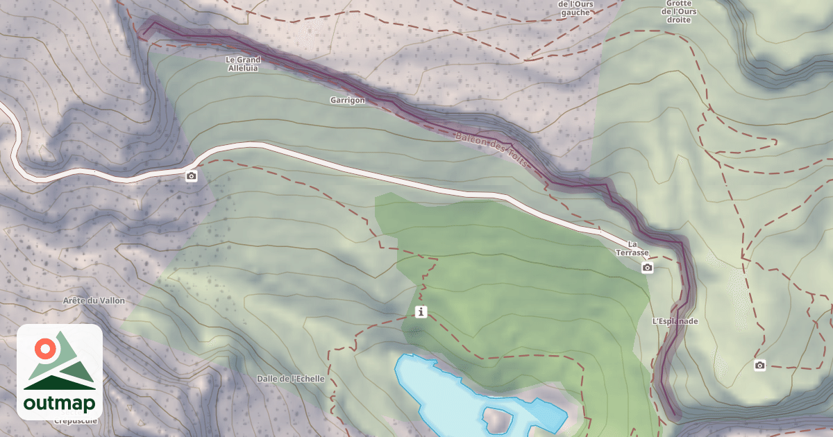 Map of Falaise des Toits