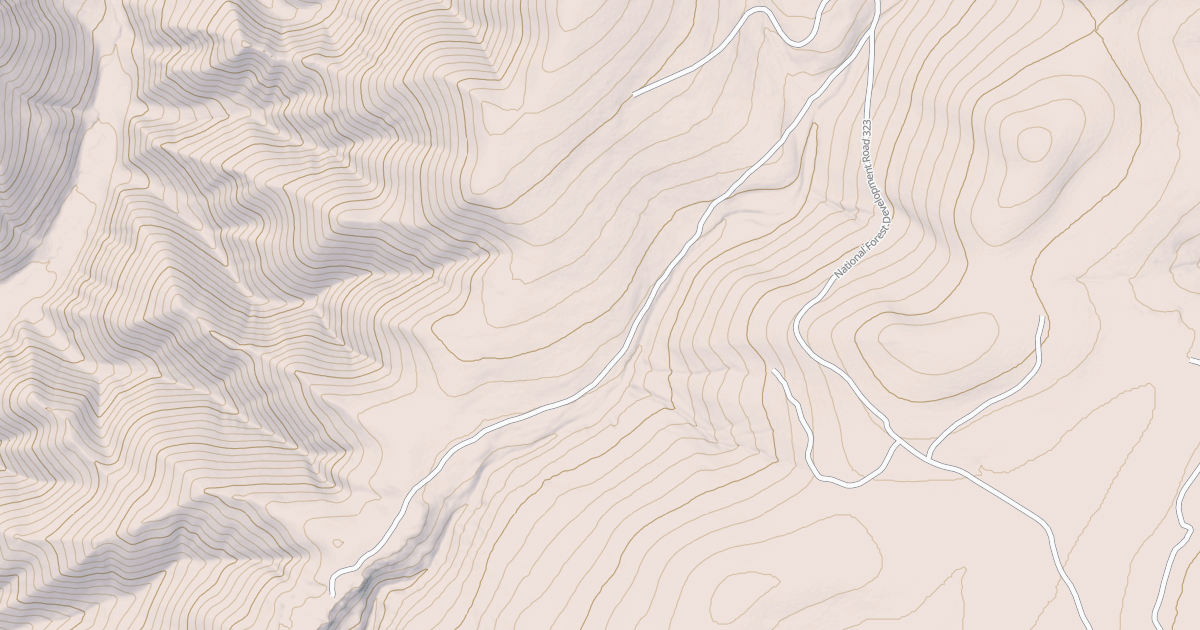Map preview of UPPER CORRAL CREEK